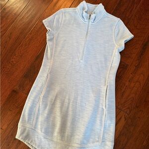 Tommy Bahama Light Blue Ribbed Knit Dress